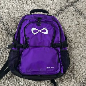 NFINTY Purple Cheer Backpack like New